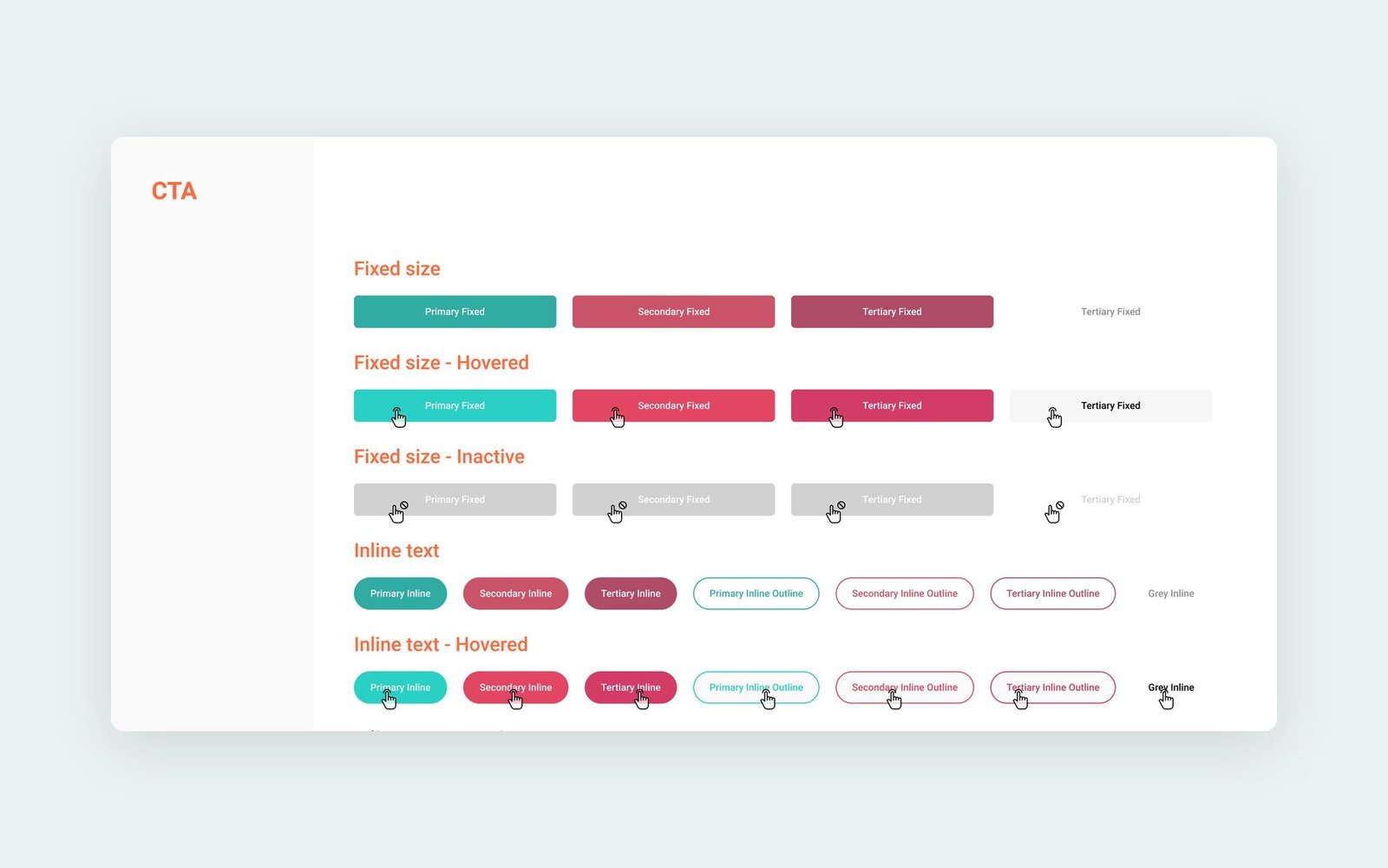 Design system : boutons, niveaux et états